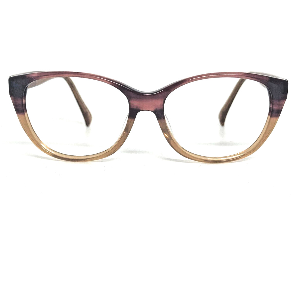IKKS Eyeglasses Frames Cat Eye Borwn Clear Full RIm H15664